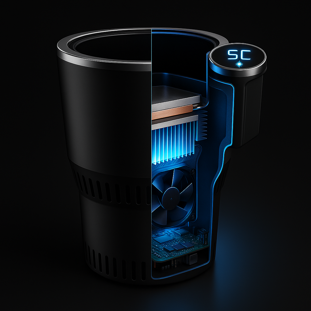 AutoThermo: Heated & Cooled Cup Holder